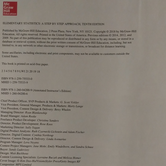 Elementary Statistics - Picture 2 of 2